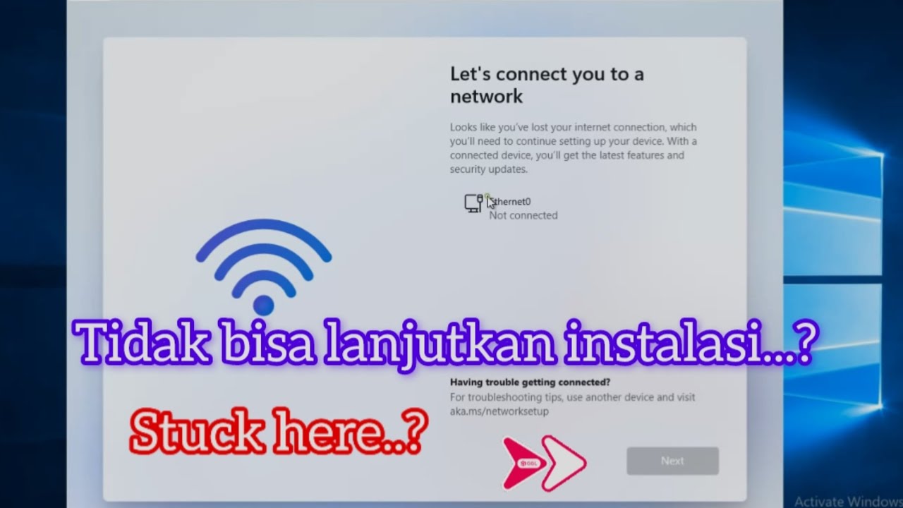 How to fix stuck on let's connect you to a network windows 11 ...