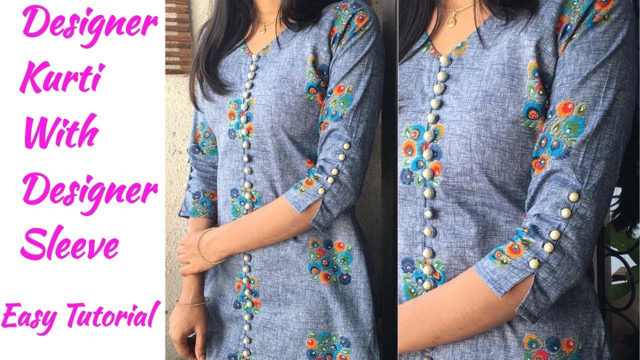 200K+ VIEWS Beautiful Stunning potli button neck design for kurti/2023. -  YouTube