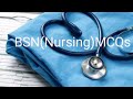 Most important MCQs for preparation of BSN (Nursing)...