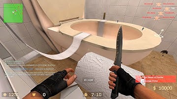 Counter-Strike: Source - Zombie Escape Mod - ze_bathroom_v2_5s - Unloze