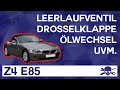 Schraubermarathon Z4 E85: Disa, Drosselklappe, Anlasser, Leerlaufventil, Ölwechsel, Grundmodul