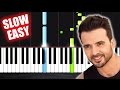 Luis Fonsi - Despacito ft. Daddy Yankee - SLOW EASY Piano Tutorial by PlutaX