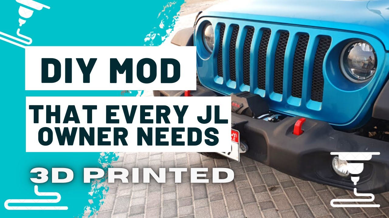 3D Printed Phone Mounts - Wrangler JL - YouTube