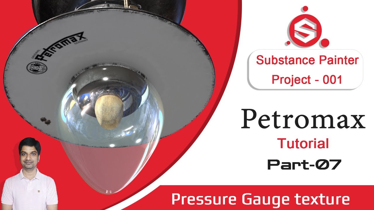 07 Pressure Gauge texture | Project 001 | Petromax | Substance Painter ...
