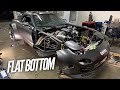 4 Rotor RX-7 gets a FLOOR?! Flat Bottom time!
