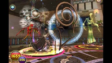 wizard101 1v1  level 40 death vs level 49 ice