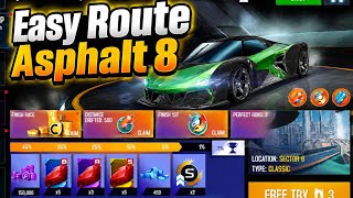 Tushek Aeon E Cup Easy Route Sector 8 Asphalt 8  screenshot 4