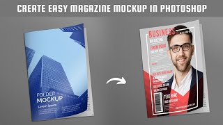 Magazine Mockup Photoshop Tutorial 2024  How To Create Magazine Mockup In Photoshop