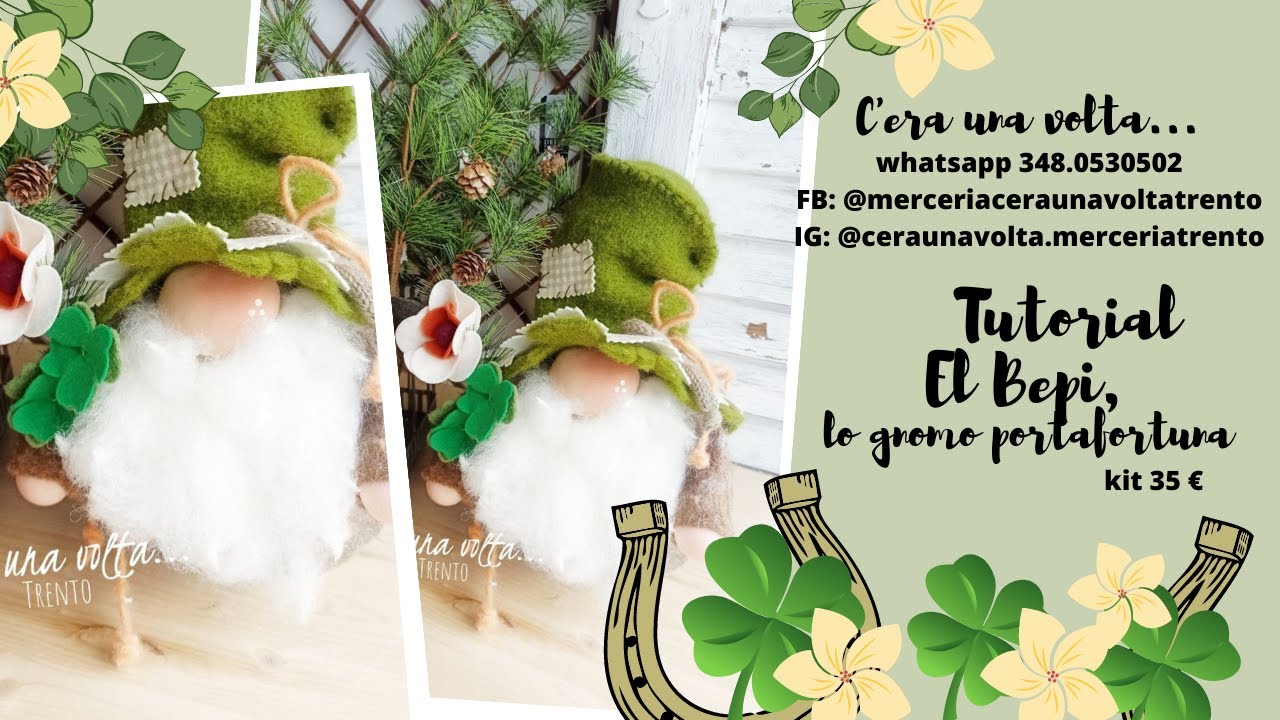 TUTORIAL EL BEPI, LO GNOMO PORTAFORTUNA