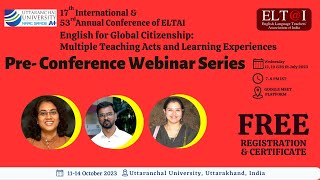 Pre Conference Webinar Series 2 - Writing ELT Abstracts and Full paper