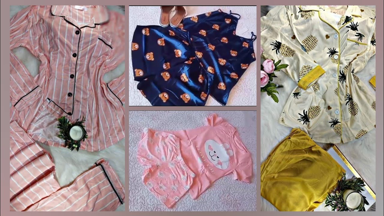 💮 بيجامات الصيف لي ديتهم في جهازي pyjama Short 🌼 باقل الاسعار