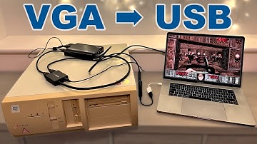 How to capture VGA DOS Games from a Retro PC - VGA to USB C conversion