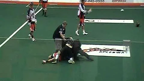 Jr B Lacrosse:  Carney Johnson vs Jason Bauer  - E...