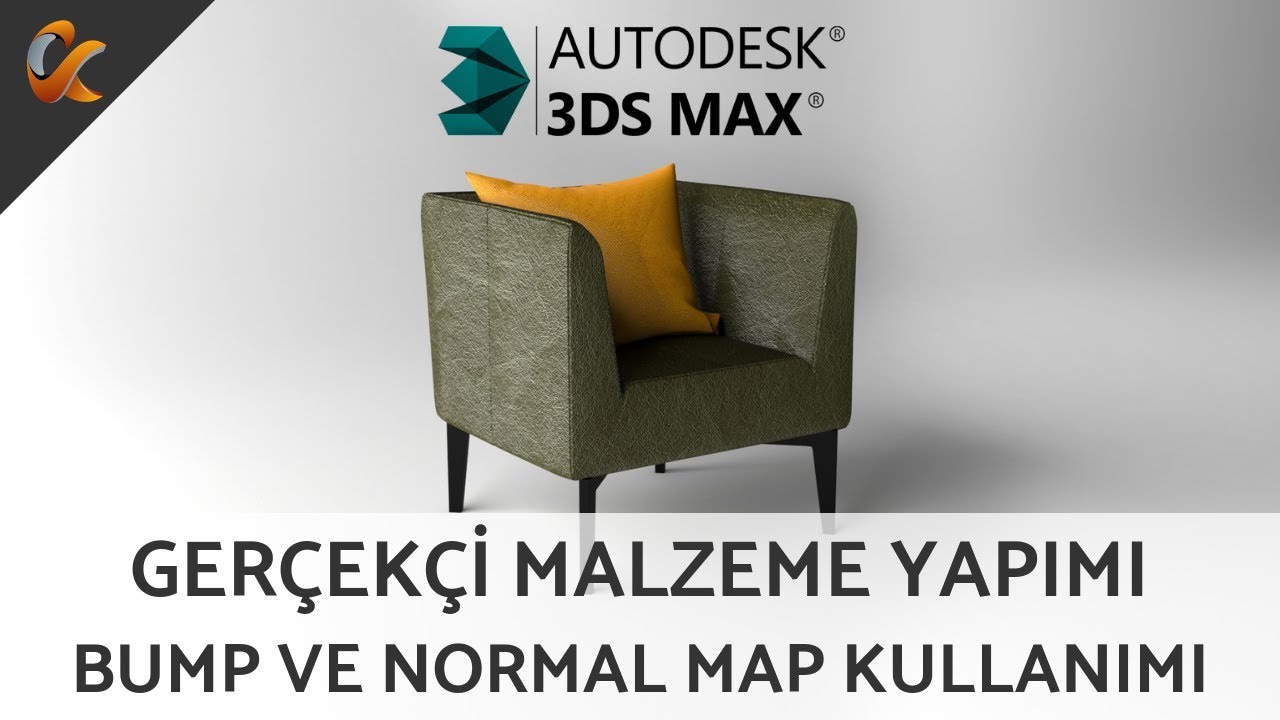 3Ds Max Gerçekçi Kapmala Yapımı [Bump Kanalı Normal Map Kullanımı]