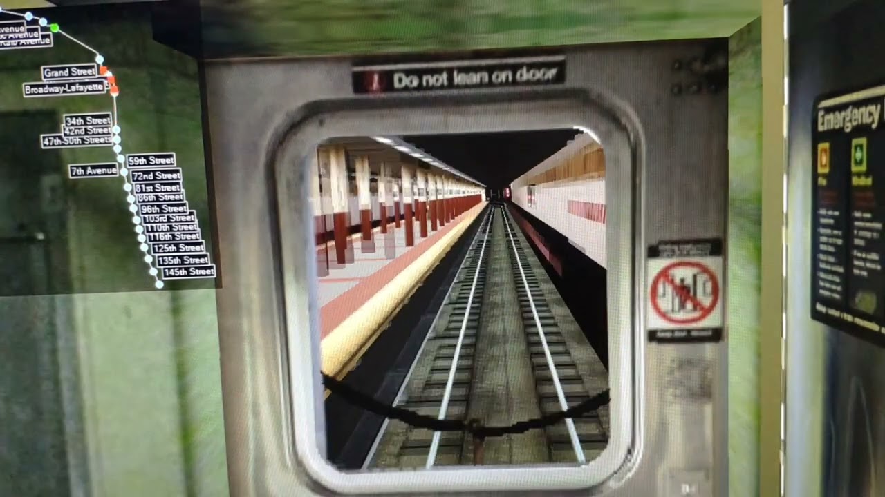 OpenBVE R42 (B) Train Timelapse