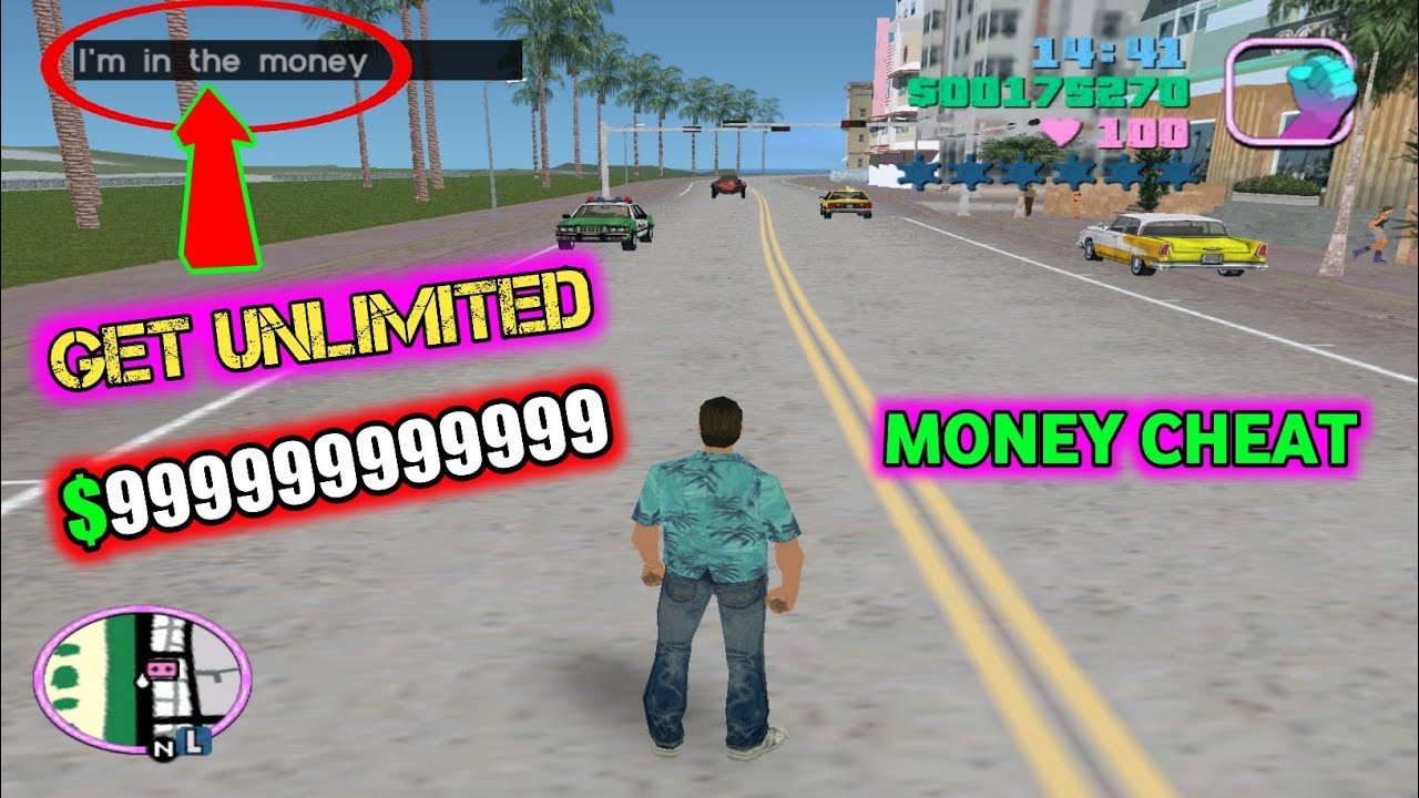 GTA Vice City Money Cheat Code, Money Cheat, Money Cheats For GTA Vice  City