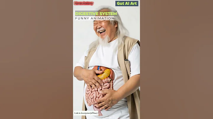 Human Digestive System Funny Animation | Gut Health | Human Anatomy | Gut AI Art | 21