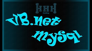 HHHCoding--VB.net-----MySql Connection Basics