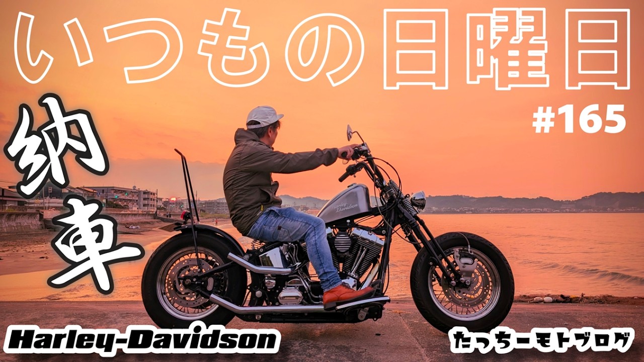 Motovlog] #165 Harley-Davidson FLSTC TC88 Shonan Japan New Bike