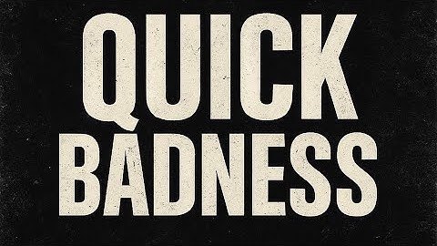Quick Badness – Raw Dancehall Energy | DJ MARK