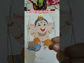 Amazing sketch wow😍 little ganesha#art #artist #drawing #colouring