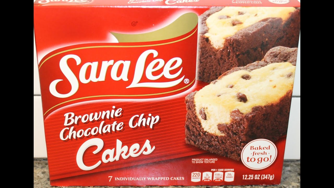 Sara Lee Brownie Chocolate Chip Cakes Review - YouTube