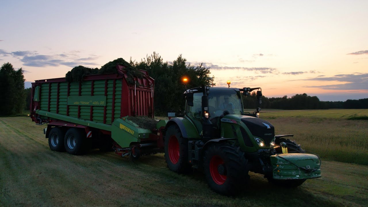 ⭐️🇵🇱 Zbiór drugiego pokos 2025 | Fendt 718 & Strautmann Giga-Vitesse 4002 |
