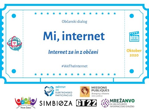 Občanski dialog "Mi, internet" 2020 (Ljubljana, Maribor, Žalec)