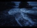 Night Ocean Waves for Deep Sleep 🌊 Relaxing Ocean Sounds &amp; Dark Beach Ambience