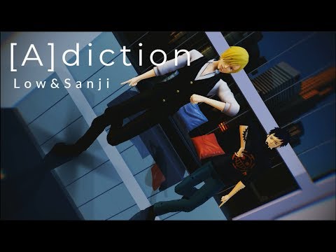 [MMD/ワンピース/ローサン] [A]diction