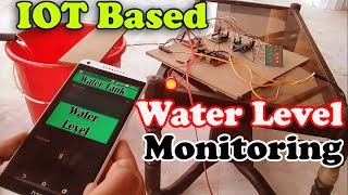 Arduino iot Project: iot Water level monitoring using Ultrasonic Sensor + Nodemcu esp8266 + Blynk