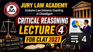 CLAT Coaching in Chandigarh | Critical Reasoning Lecture 4 | CLAT 2027 Preparation 