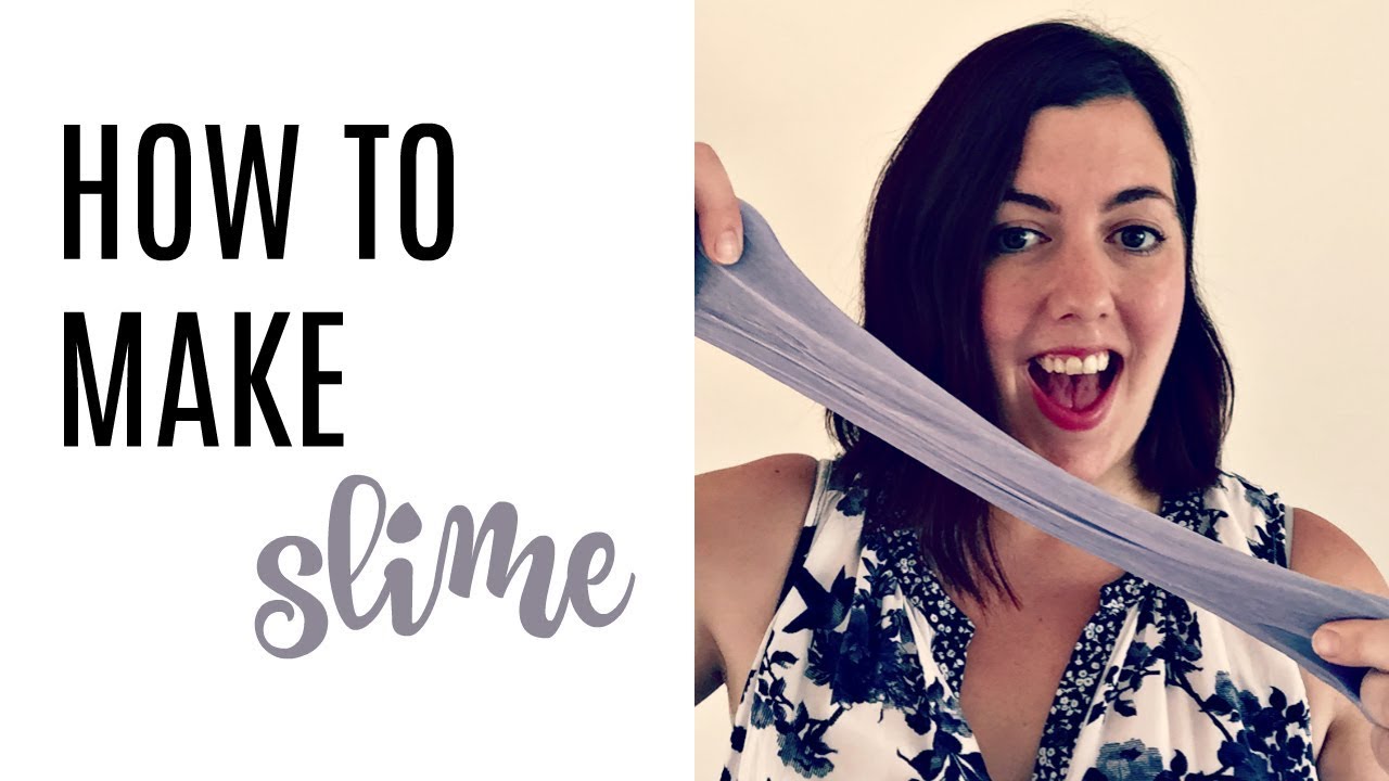 HOW TO MAKE SLIME - UK SLIME RECIPE - YouTube