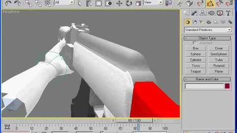 my first 3ds max9 animation- AK-47