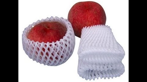 2015 05 Máy đùn túi lưới xốp bọc hoa quả EPE foam fruit net machine -
