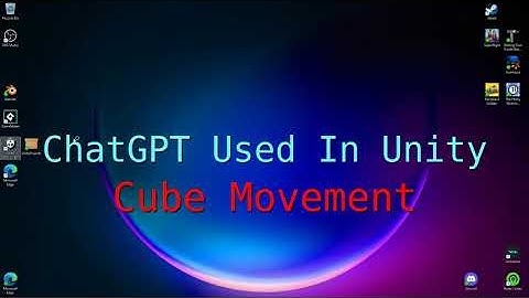 How to Use ChatGPT with Unity (Cube Movement)