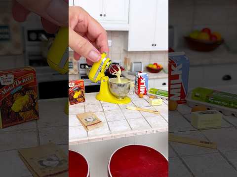 I Threw Myself a Tiny 63rd Birthday Party! 🎂 Mini Cake, Real Food, Miniature Kitchen