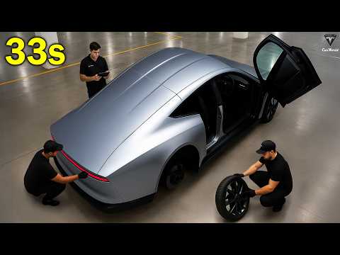 Elon Musk Tesla World Biggest Factory Builds New Model in 33 Seconds