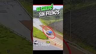 La rampa le salvó la vida! 🚛💨 #Increible #Accidentes #Camiones #ParaTi