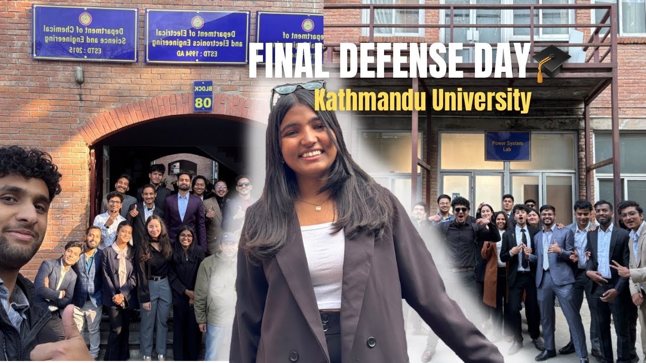 Our Final Defense at Kathmandu University 🎓 | University Vlog | Srijana’s Diary 
