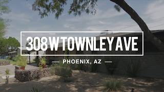 North Central Phoenix Home For Sale | 308 W Townley Ave Phoenix