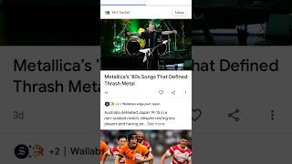 Metallica's '80 s Songs that Defined Thrash Metal