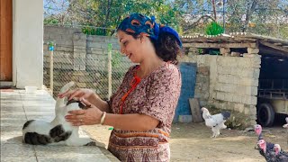 Famous Routine Rural Life in a Village in Northern IRAN | Making Local Breakfast Day Profile