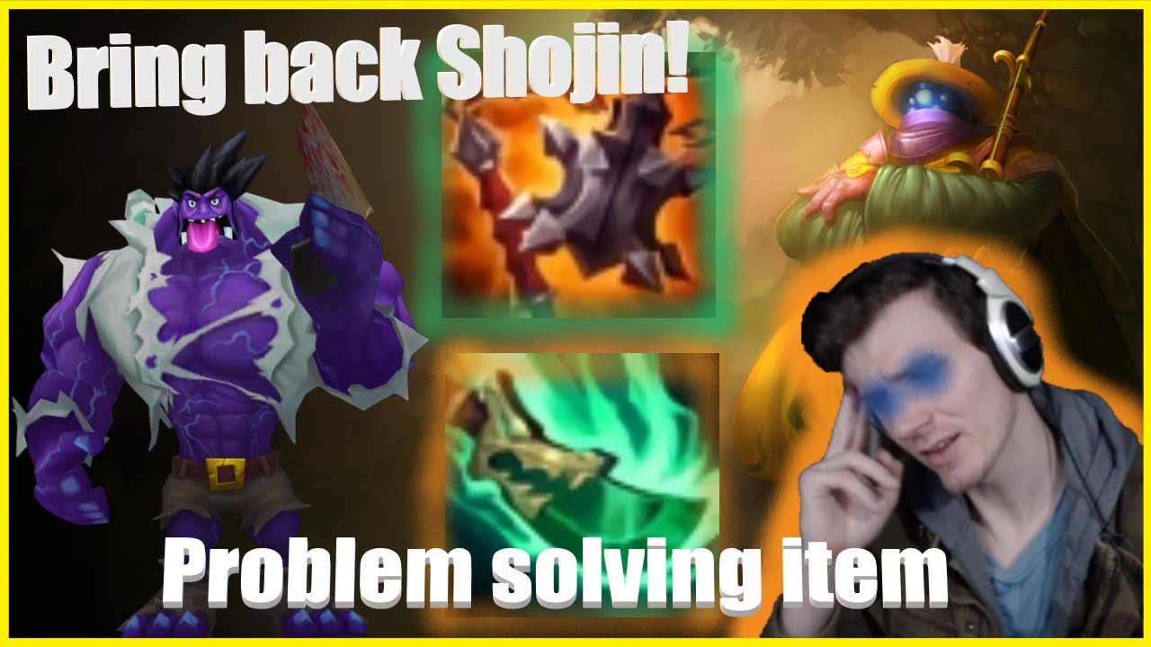 Hashinshin: This item needs to be added to live now. FIXING TANKS AND BRUISERS