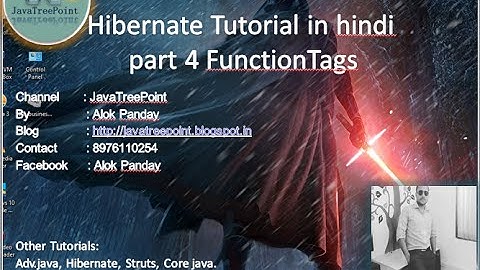 Hibernate tutorial in hindi lec-9(3)(HQL in hibernate in hindi)Select all data from database