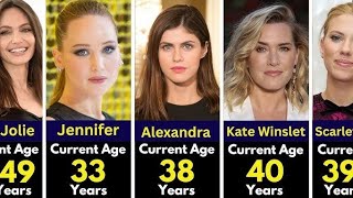 Top 20 Beautiful Hollywood Actresses Age in 2025 |