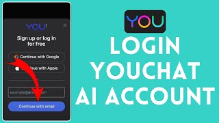 How to Login to Youchat AI Account (2024) | Sign In to Youchat AI Account screenshot 1