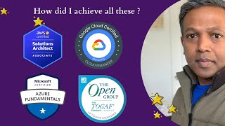AWS, Azure, Google Cloud & TOGAF9.2 Certifications Experience