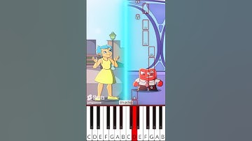 Inside Out 2 Gender Swap Animation (@lupdup) - Octave Piano Tutorial