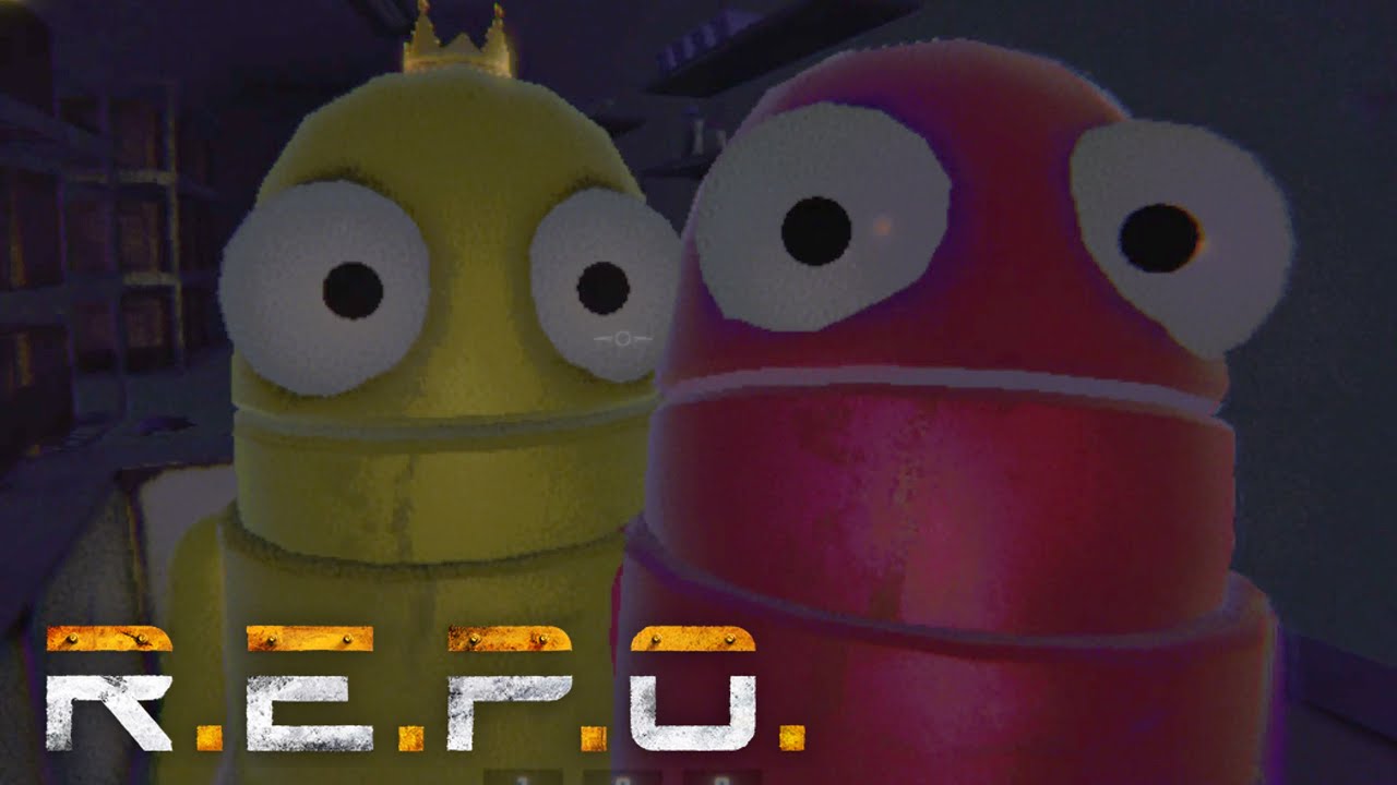 R.E.P.O - Little Duck, Giant Head, The Huntsman (Funny Moments 2)